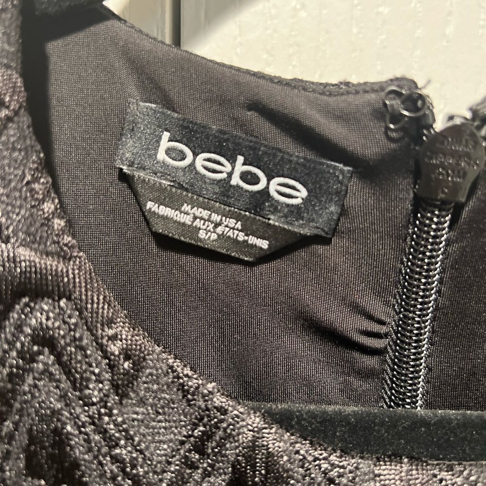 BEBE GODET PEPLUM DRESS - Picture 5 of 5